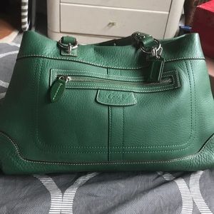 Beautiful Coach satchel. Soft pebble collection.